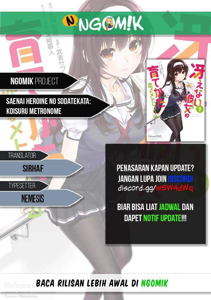 Komik Saenai Heroine no Sodatekata: Koisuru Metronome Chapter 38 gambar 1