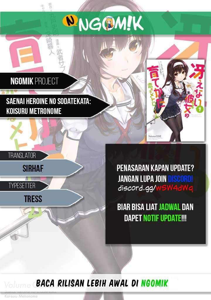 Komik Saenai Heroine no Sodatekata: Koisuru Metronome Chapter 31 gambar 1
