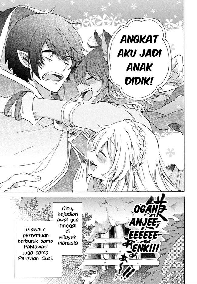 “Kukuku… He is the weakest of the Four Heavenly Monarchs.” I was dismissed from my job but somehow I became the master of a hero and a holy maiden. Chapter 2.1 - Halaman 14