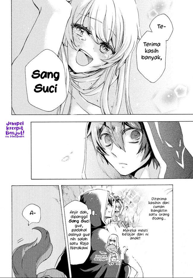 “Kukuku… He is the weakest of the Four Heavenly Monarchs.” I was dismissed from my job but somehow I became the master of a hero and a holy maiden. Chapter 2.1 - Halaman 5