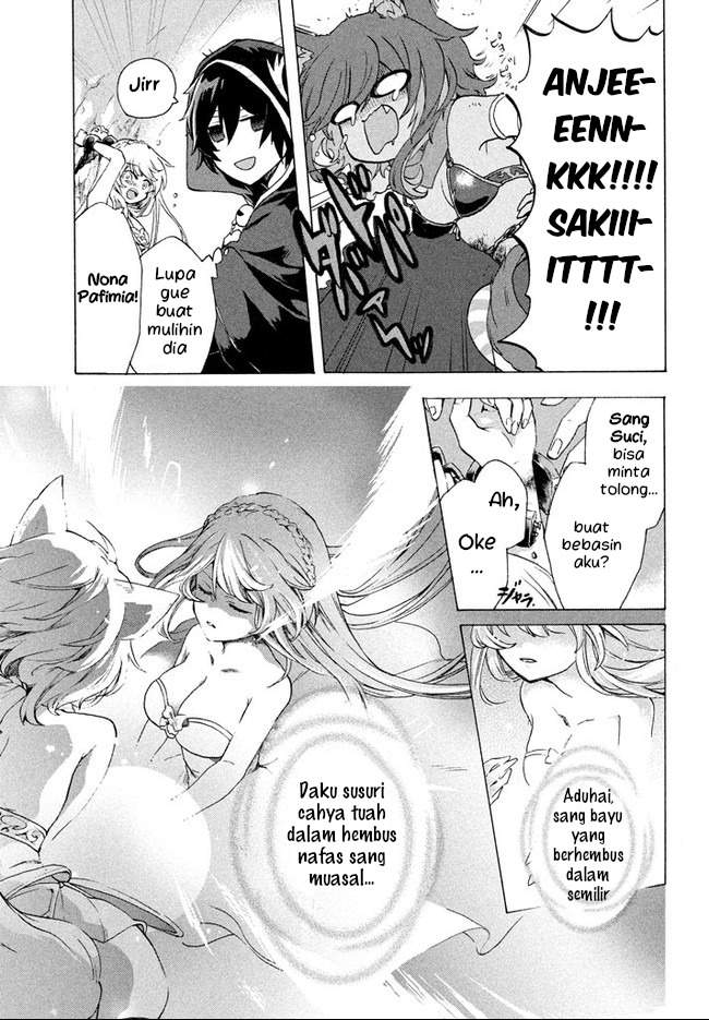 “Kukuku… He is the weakest of the Four Heavenly Monarchs.” I was dismissed from my job but somehow I became the master of a hero and a holy maiden. Chapter 2.1 - Halaman 6