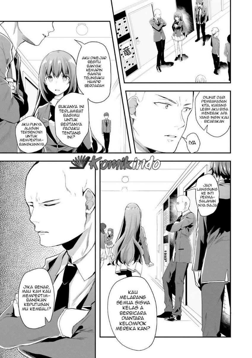 Youkoso Jitsuryoku Shijou Shugi no Kyoushitsu e Chapter 36 - Halaman 8