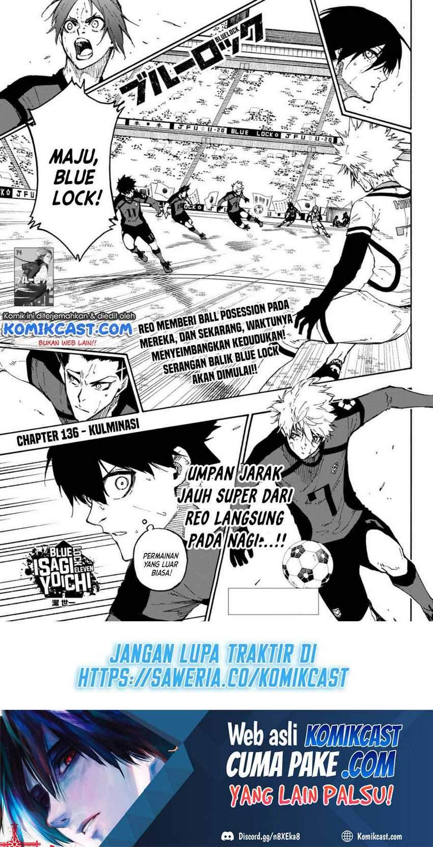 Blue Lock Chapter 136 - Halaman 2
