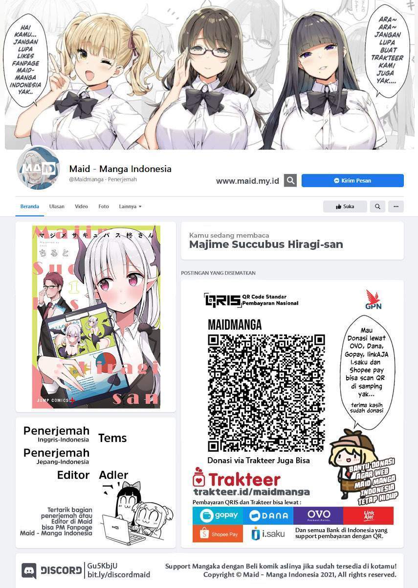 Manga Majime Succubus Hiragi-san Chapter 2 gambar 2