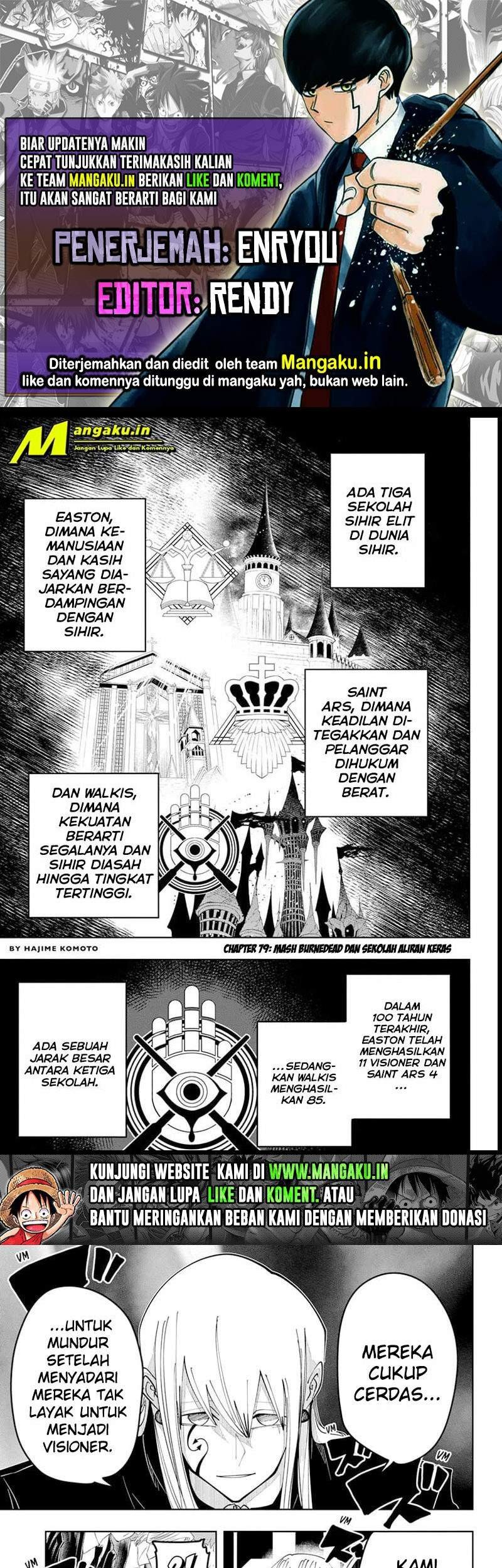 Komik Mashle: Magic and Muscles Chapter 79 gambar 1