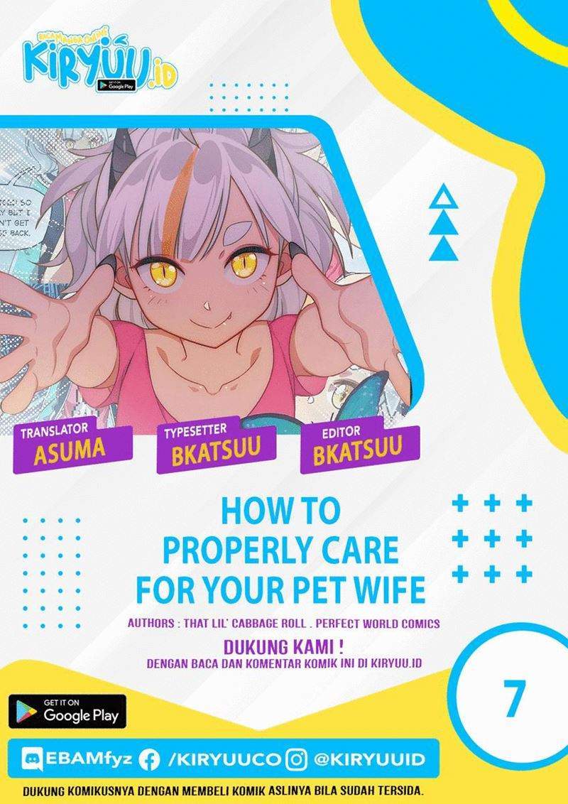Komik How To Properly Care For Your Pet Wife Chapter 7 gambar 1
