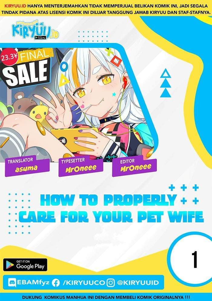 Komik How To Properly Care For Your Pet Wife Chapter 1 gambar 1