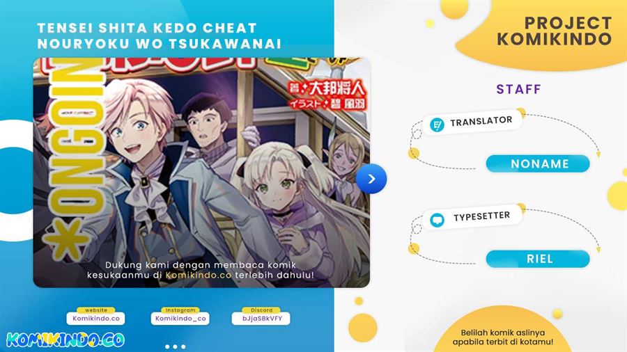 Komik Tensei Shita Kedo Cheat Nouryoku wo Tsukawanai De Ikite Miru Chapter 1 gambar 1