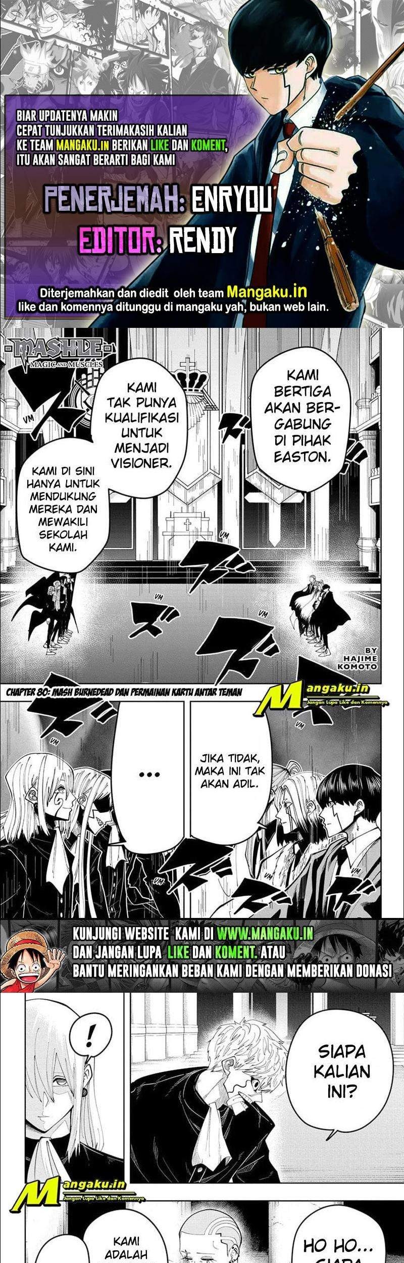 Komik Mashle: Magic and Muscles Chapter 80 gambar 1