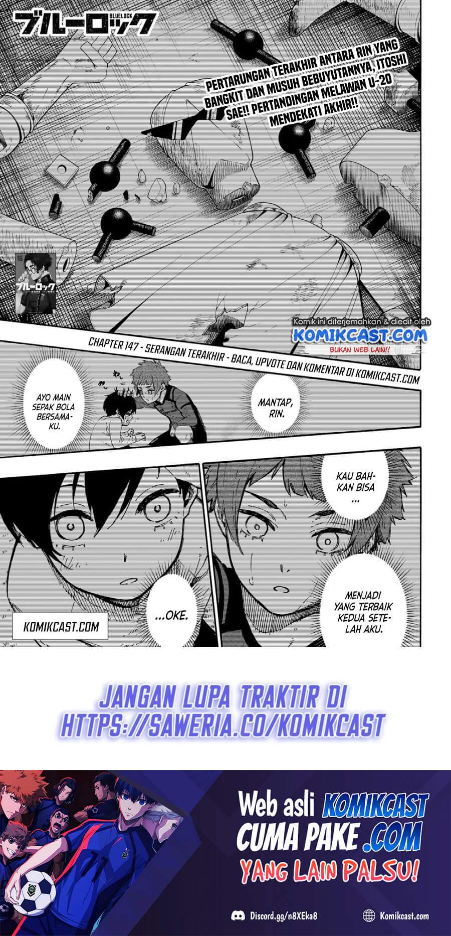 Manga Blue Lock Chapter 147 gambar 2