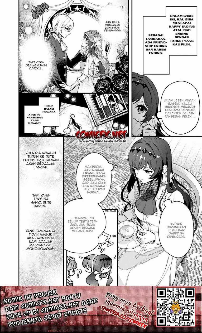 Akuyaku Reijou Route ga Nai Nante, Dare ga Itta no? Chapter 01.2 - Halaman 4