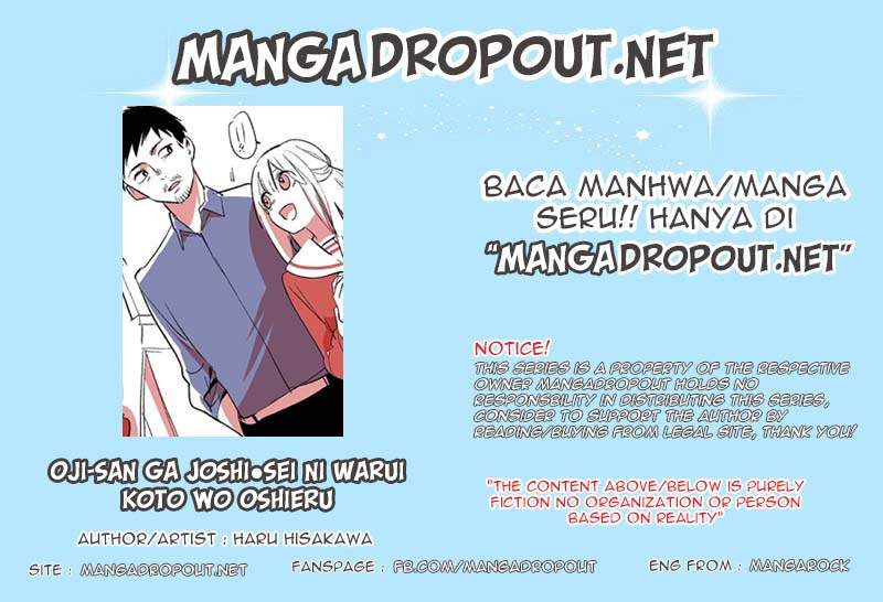 Komik Oji-san ga Joshi●sei ni Warui Koto wo Oshieru hanashi Chapter 5.5 gambar 1