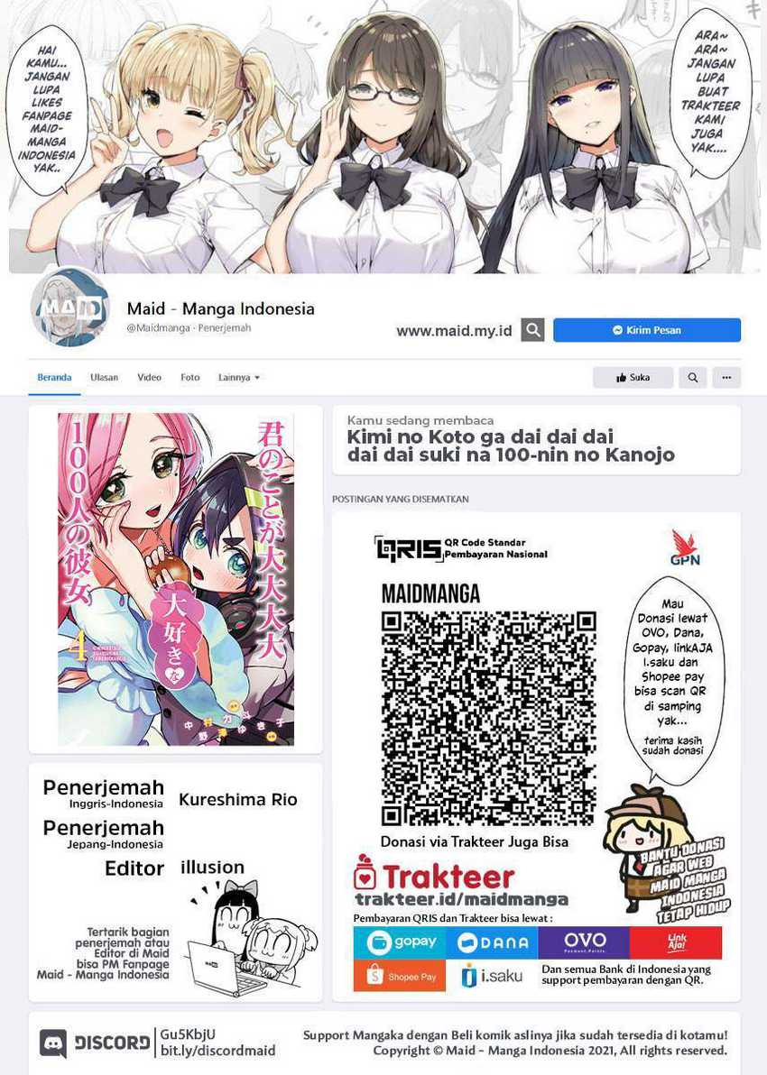Manga Kimi no Koto ga Dai Dai Dai Dai Daisuki na 100-ri no Kanojo Chapter 59 gambar 2