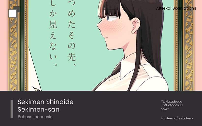 Komik Sekimen Shinaide Sekime-san (Serialization) Chapter 15 gambar 1