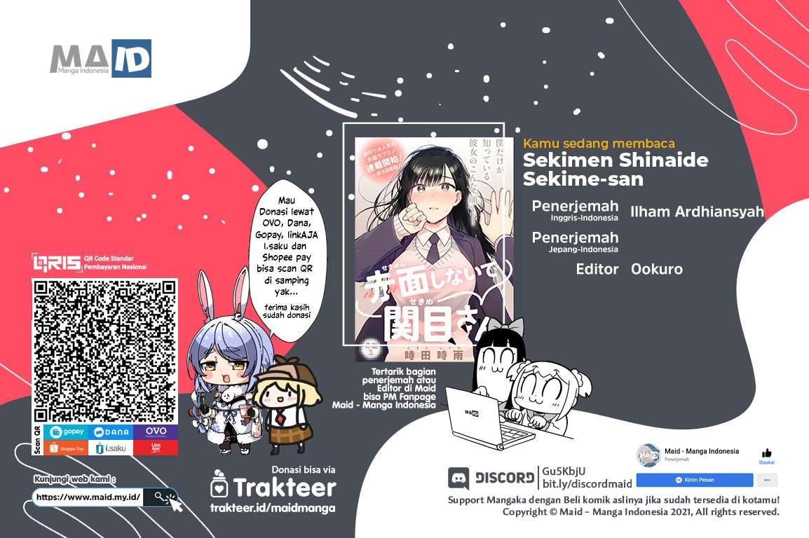 Komik Sekimen Shinaide Sekime-san (Serialization) Chapter 4 gambar 1