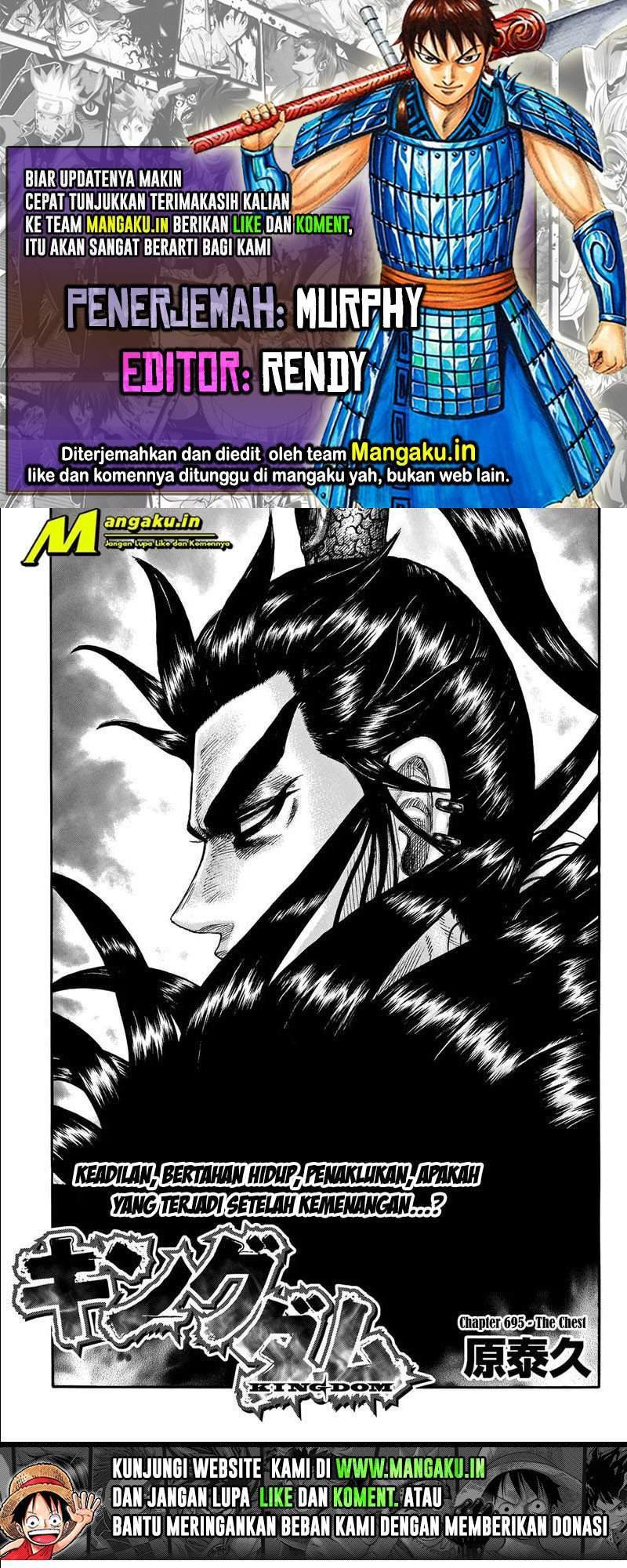 Komik Kingdom Chapter 695 gambar 1