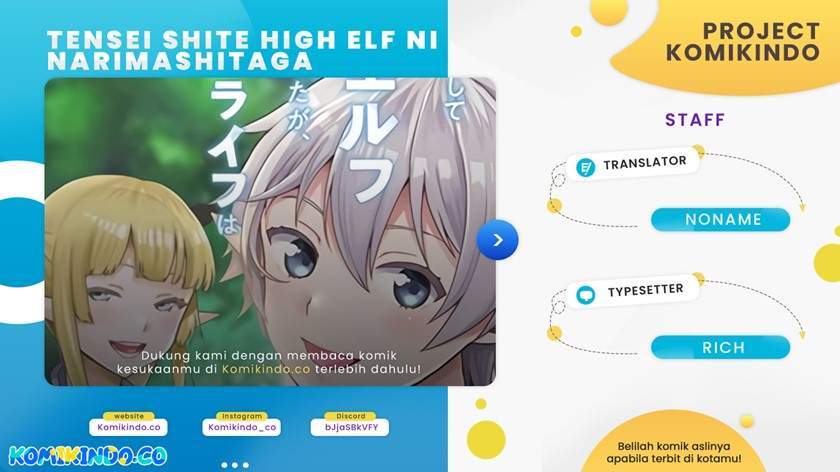 Komik Tensei Shite High Elf ni Narimashitaga, Slow Life wa 120-nen de Akimashita Chapter 1 gambar 1