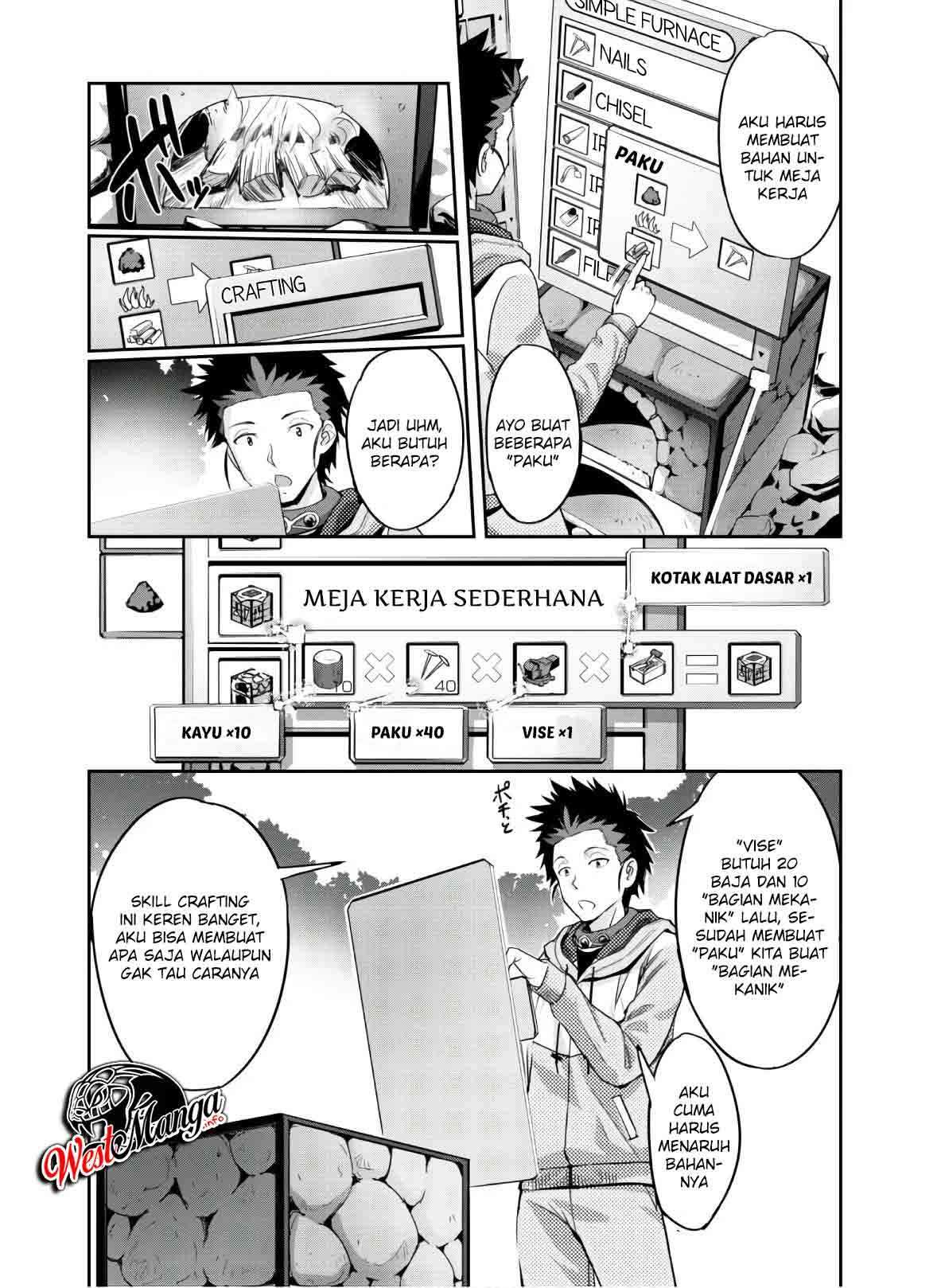Craft Game no Nouryoku de Isekai Kouryaku!! Chapter 4 - Halaman 4