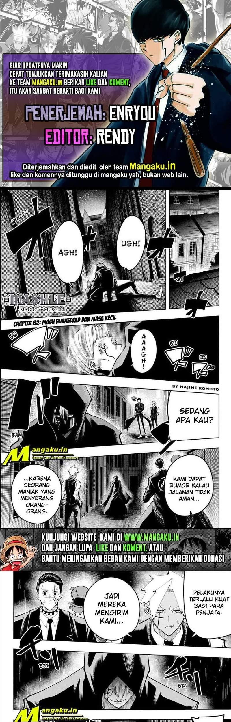 Komik Mashle: Magic and Muscles Chapter 82 gambar 1