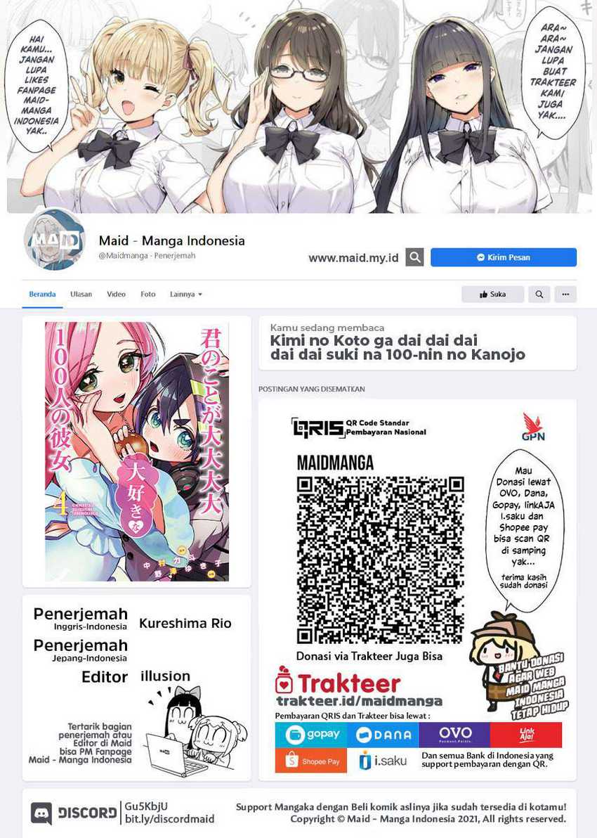 Manga Kimi no Koto ga Dai Dai Dai Dai Daisuki na 100-ri no Kanojo Chapter 60 gambar 2