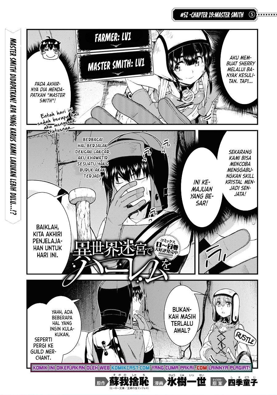 Komik Isekai Meikyuu de Harem wo Chapter 52 gambar 1