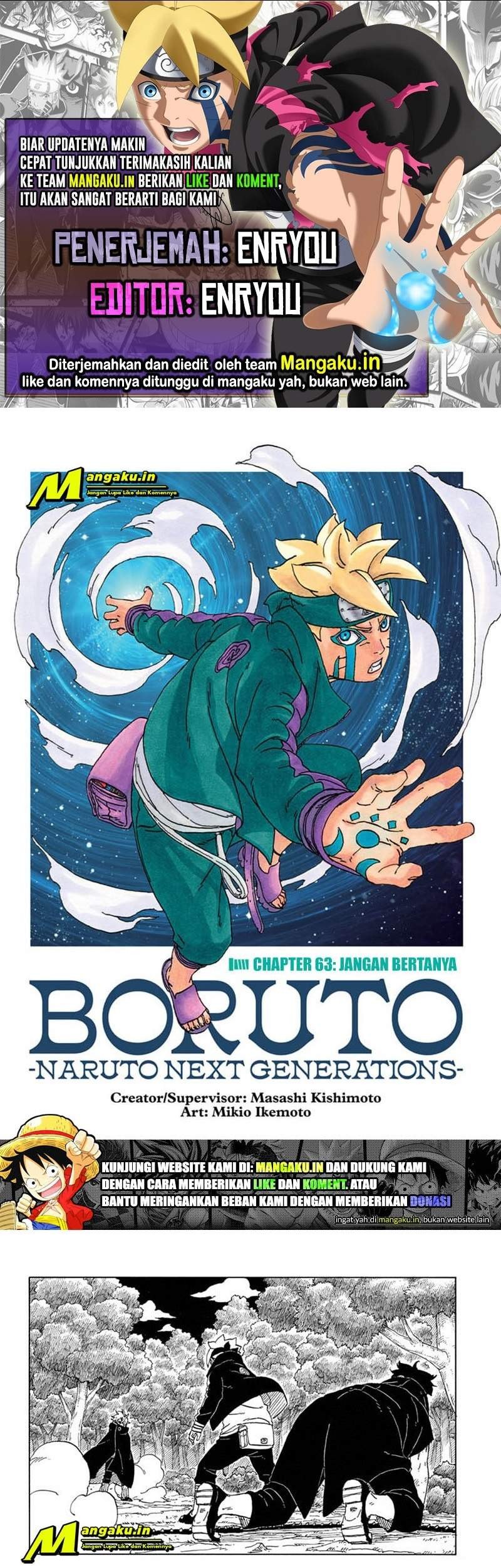 Komik Boruto Chapter 63.1 gambar 1