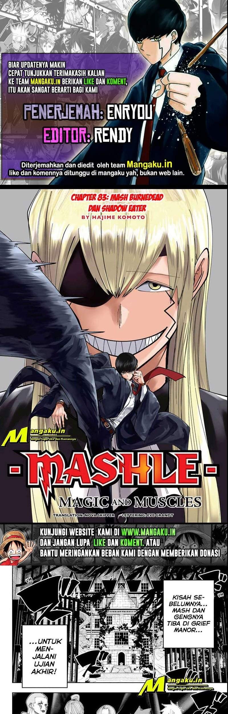 Komik Mashle: Magic and Muscles Chapter 83 gambar 1