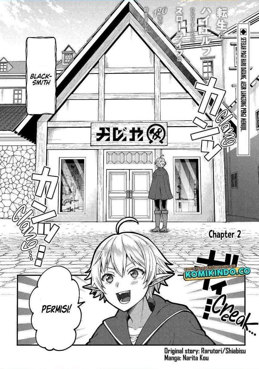 Komik Tensei Shite High Elf ni Narimashitaga, Slow Life wa 120-nen de Akimashita Chapter 2 gambar 1