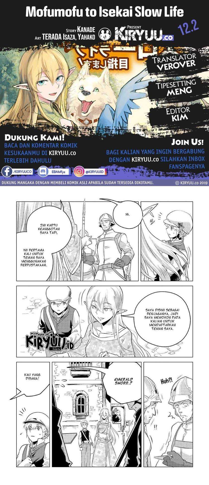 Komik Mofumofu to Isekai Slow Life o Mezashimasu! Chapter 12.2 gambar 1