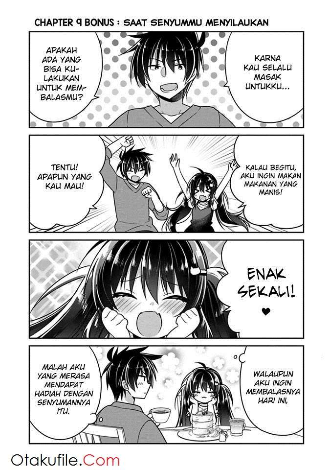 Komik Siscon Ani to Brocon Imouto ga Shoujiki ni Nattara Chapter 9.1 gambar 1