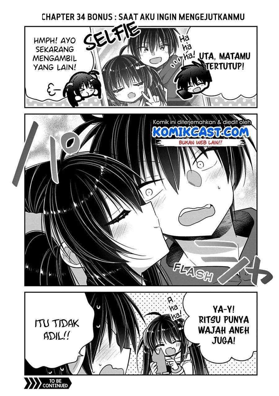Komik Siscon Ani to Brocon Imouto ga Shoujiki ni Nattara Chapter 34.1 gambar 1