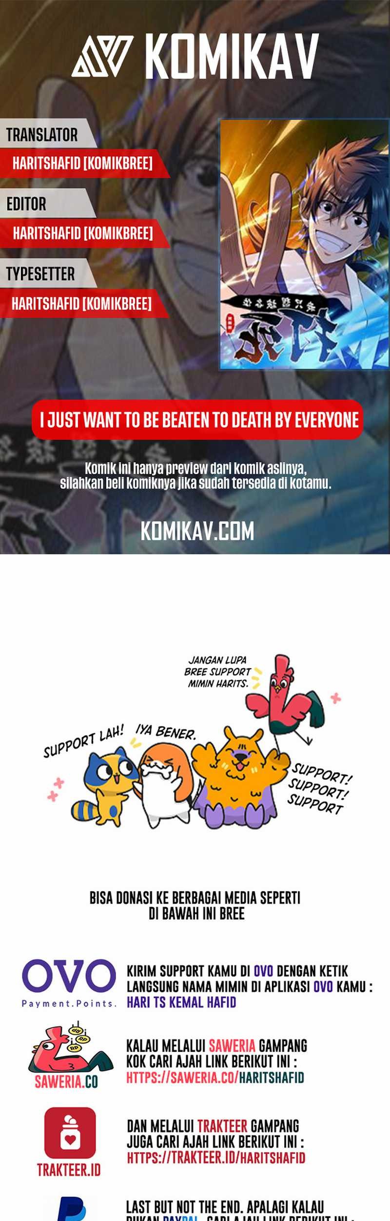 Komik I just want to be beaten to death by everyone Chapter 02 gambar 1