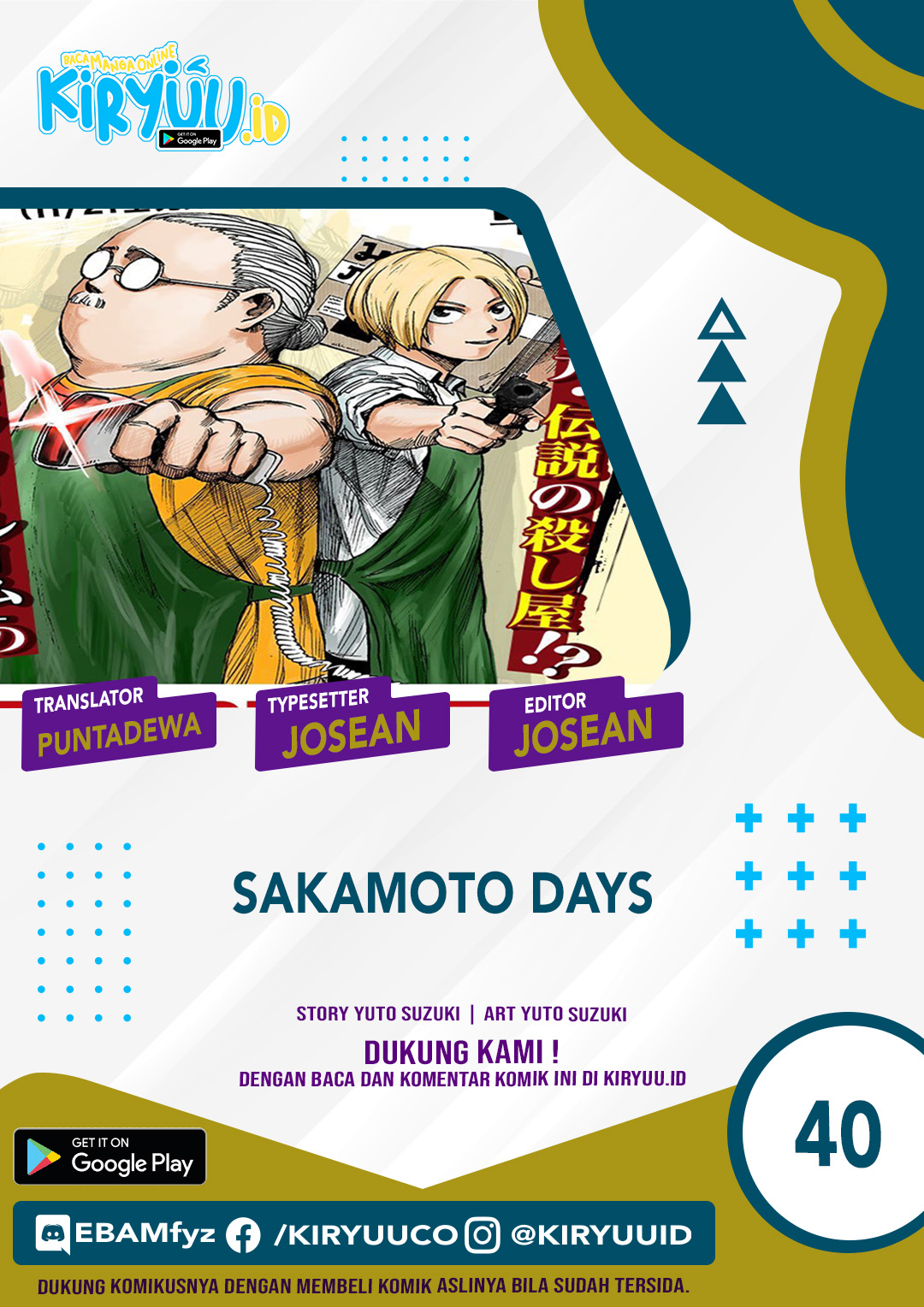 Komik Sakamoto Days Chapter 40 gambar 1