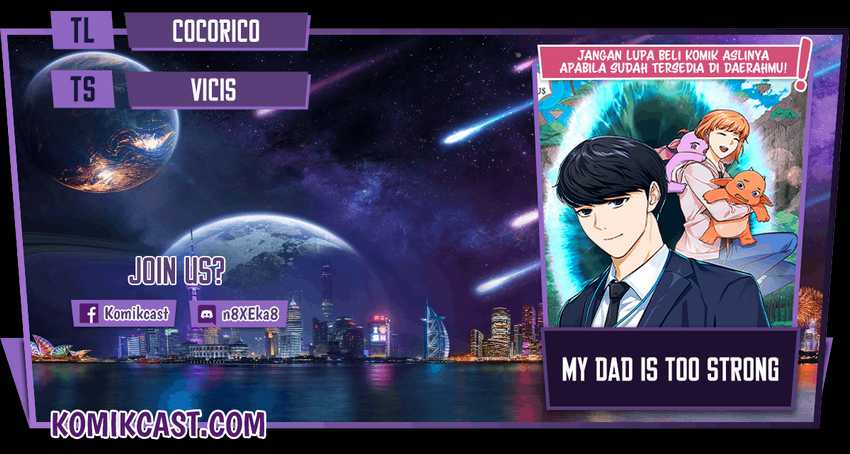 Komik My Dad Is Too Strong Chapter 53 gambar 1