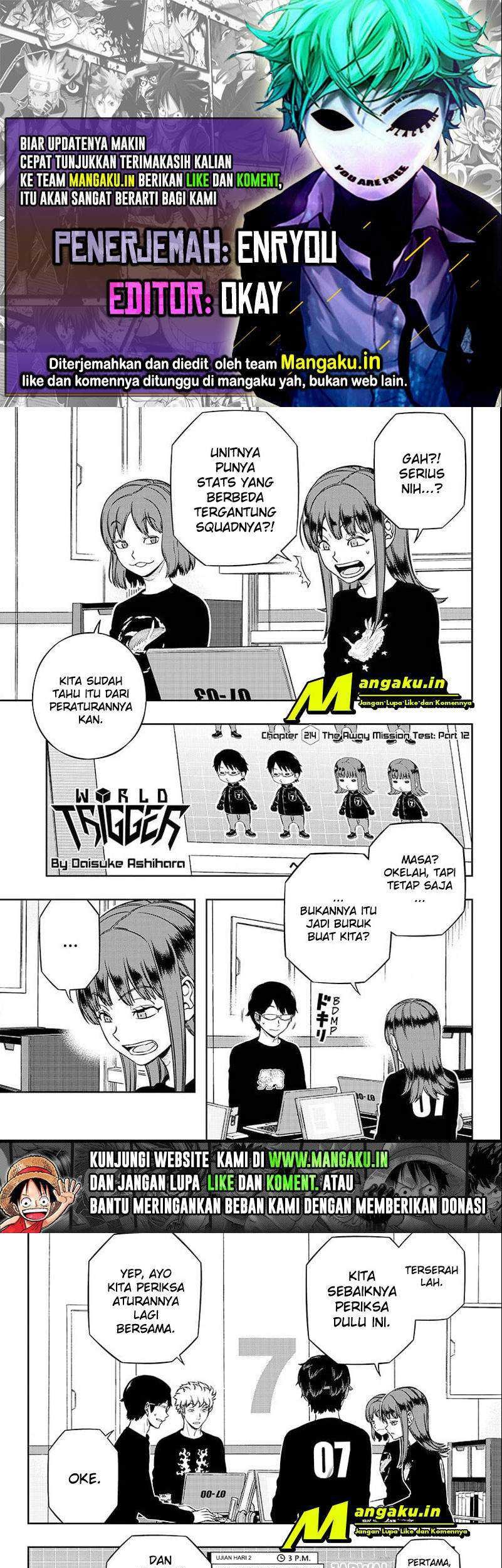 Komik World Trigger Chapter 214 gambar 1