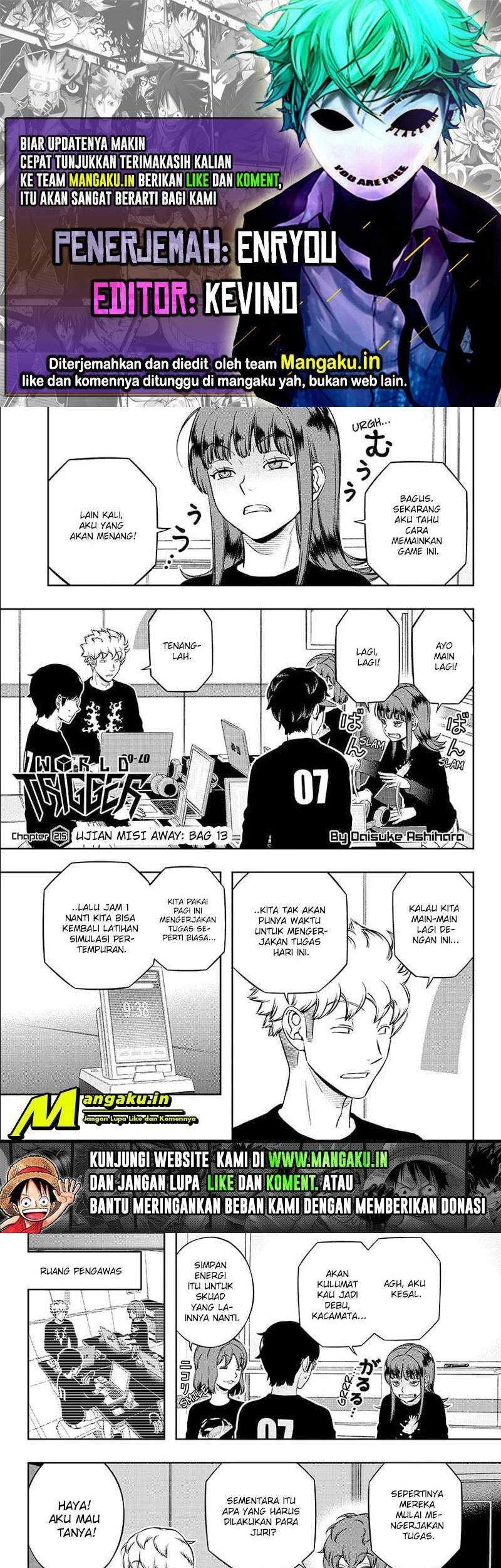 Komik World Trigger Chapter 215 gambar 1