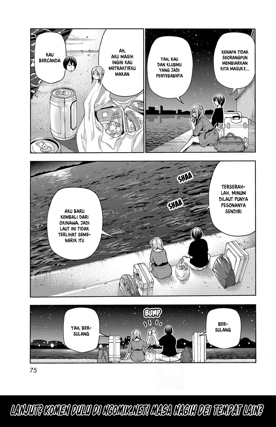 Grand Blue Chapter 69.2 - Halaman 10