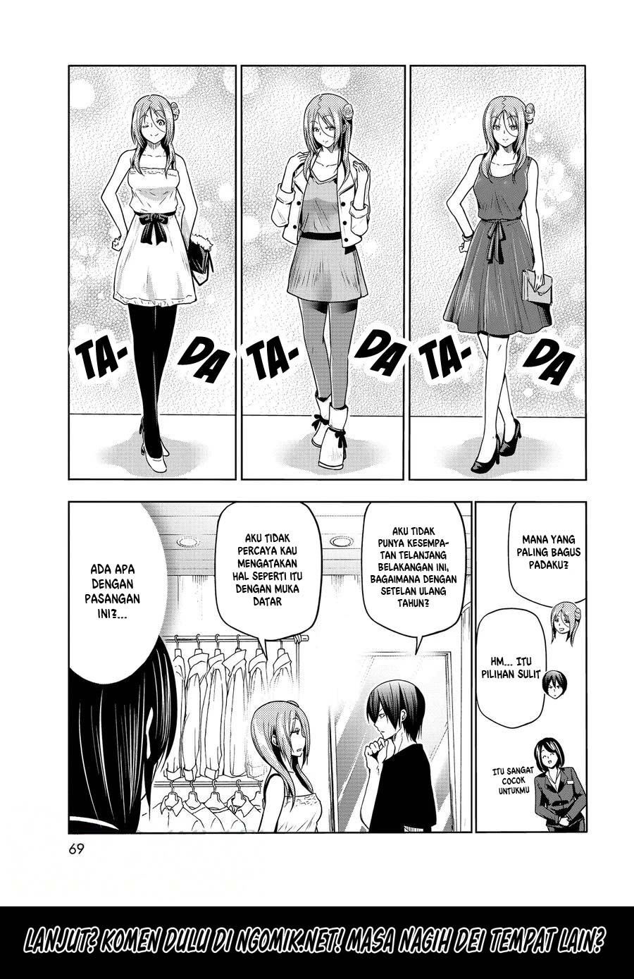 Grand Blue Chapter 69.2 - Halaman 4