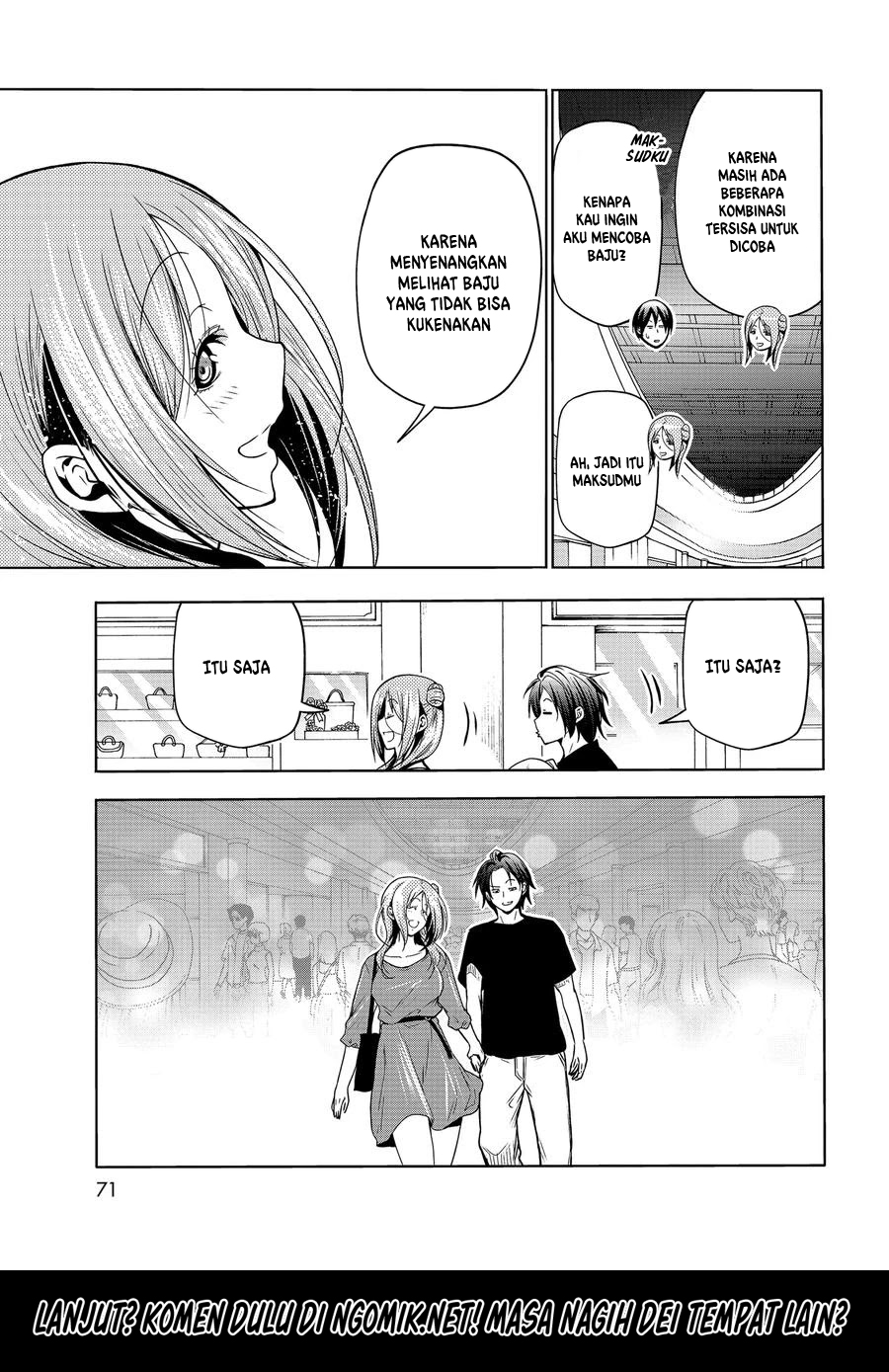 Grand Blue Chapter 69.2 - Halaman 6