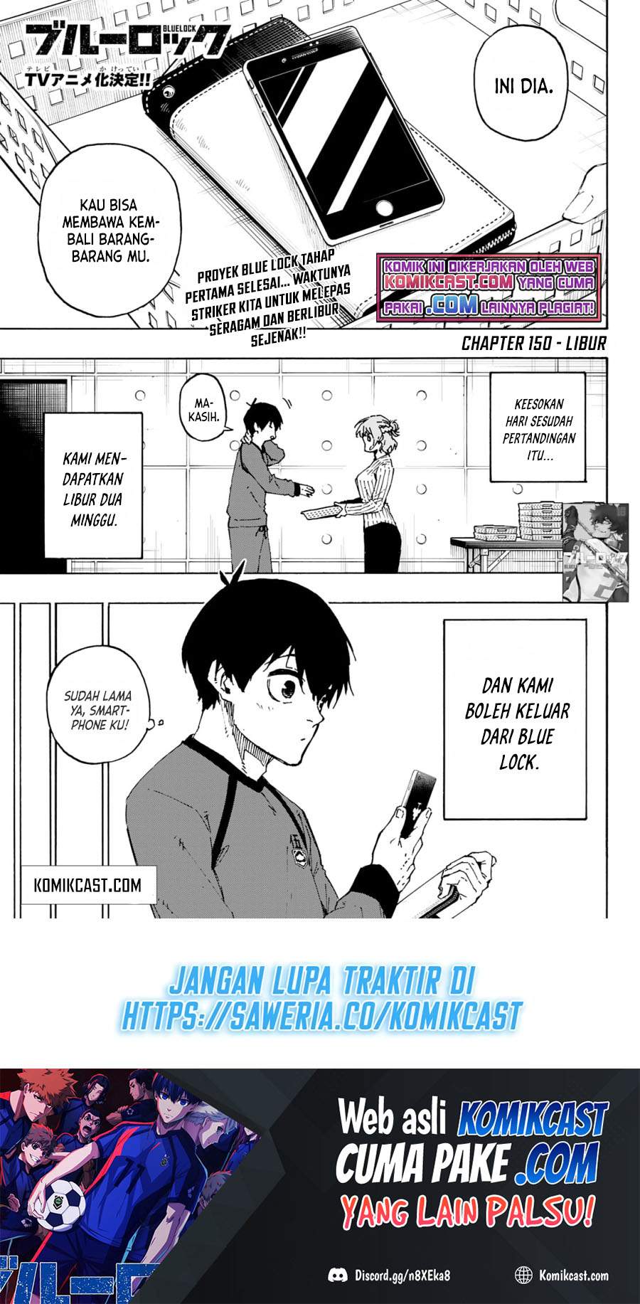 Manga Blue Lock Chapter 150 gambar 2