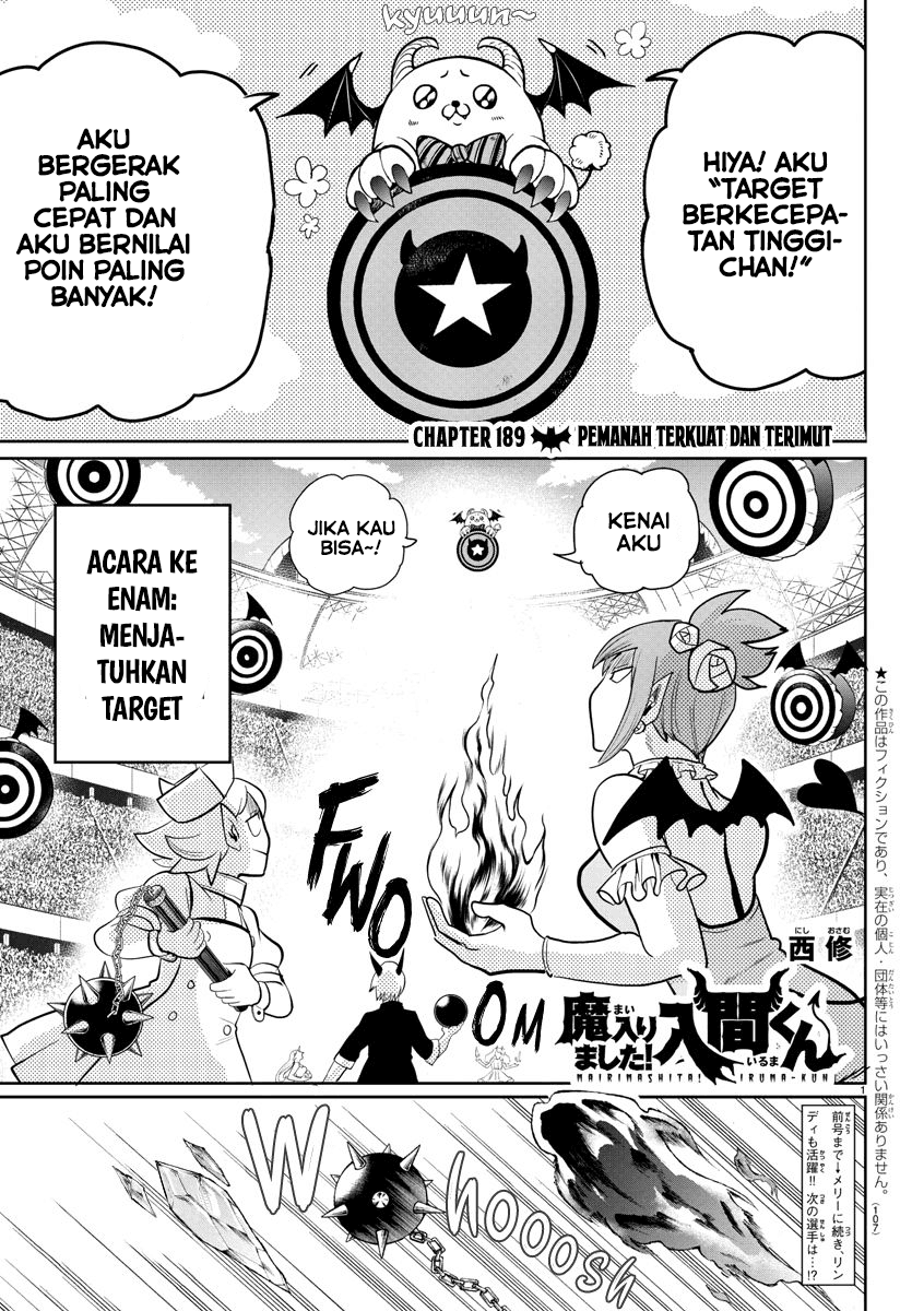 Mairimashita! Iruma-kun Chapter 189 - Halaman 2