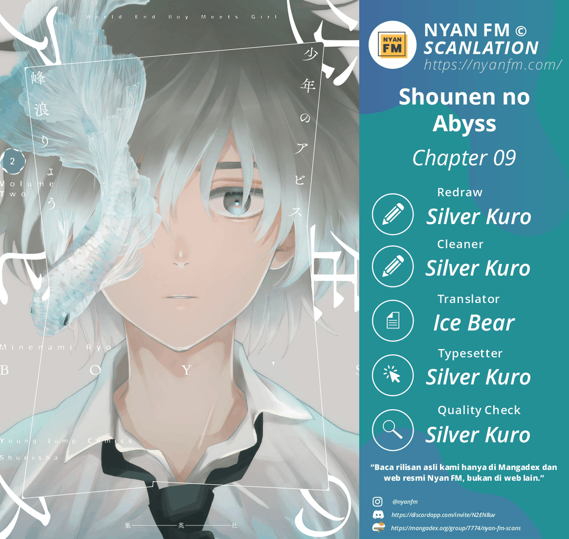 Komik Shounen no Abyss Chapter 9 gambar 1