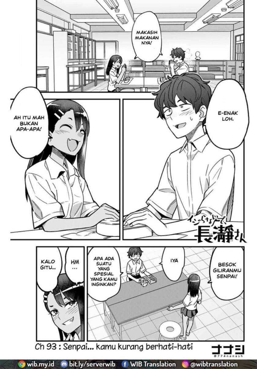 Manga Ijiranaide, Nagatoro-san Chapter 93 gambar 2