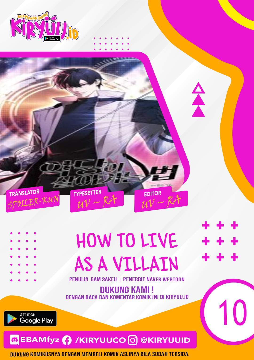 Komik How to Live as a Villain Chapter 10 gambar 1