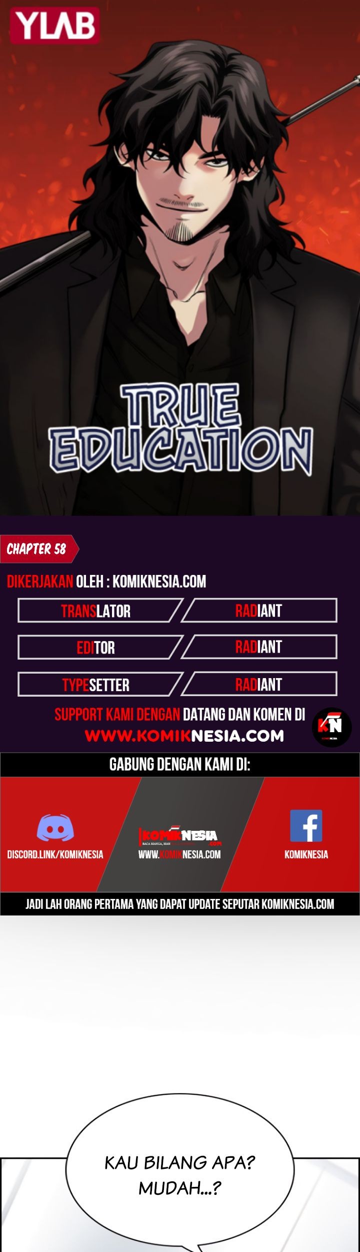 Komik True Education Chapter 58 gambar 1