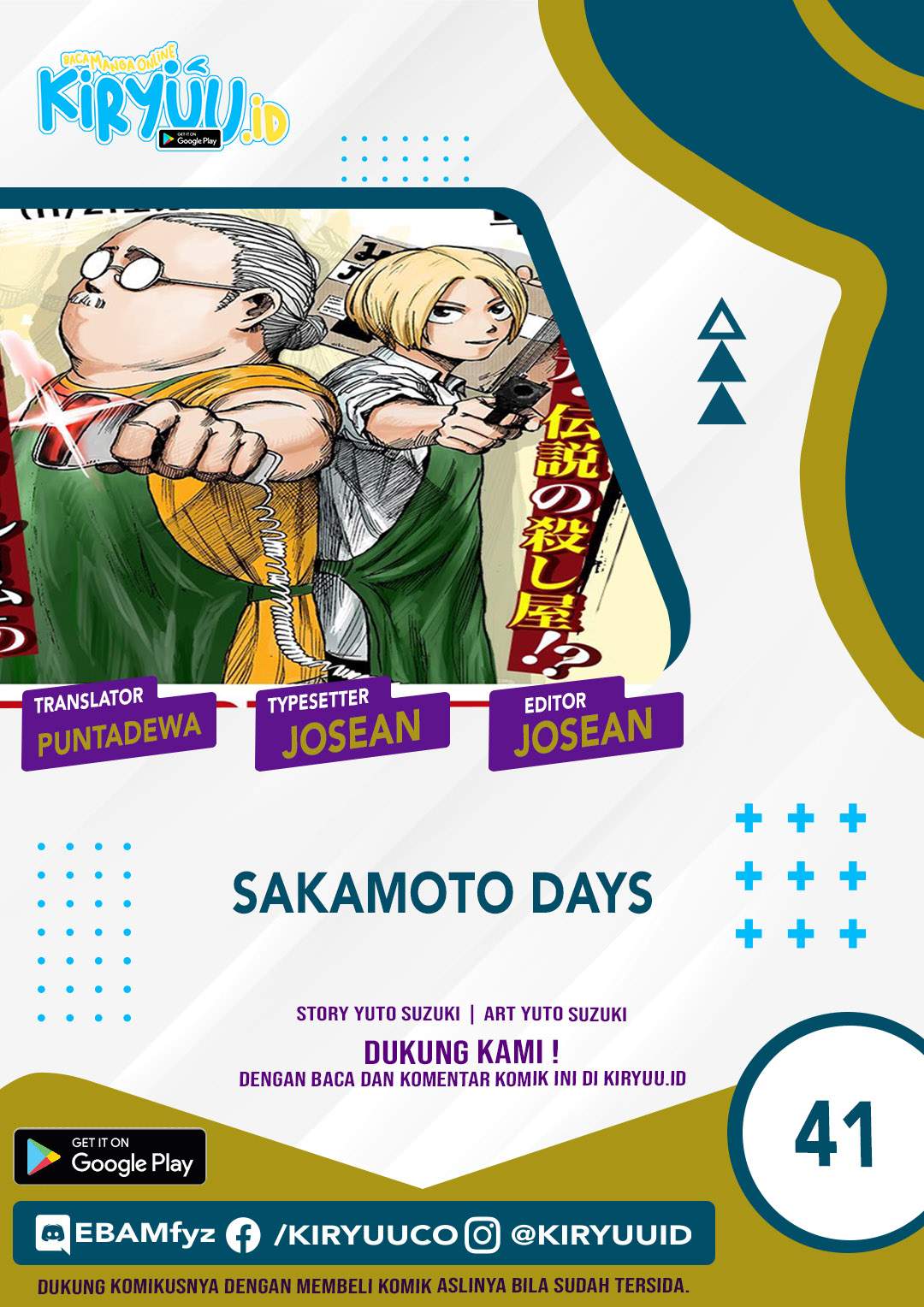 Komik Sakamoto Days Chapter 41 gambar 1
