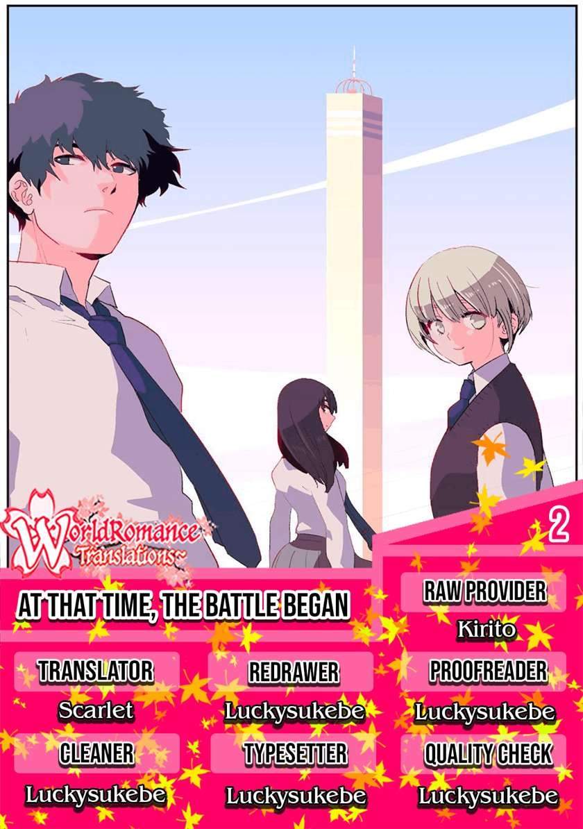 At That Time, The Battle Began Chapter 2 halaman 1