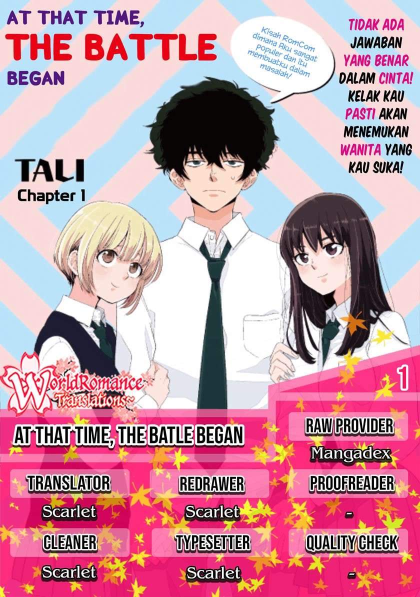 At That Time, The Battle Began Chapter 1 – halaman 1