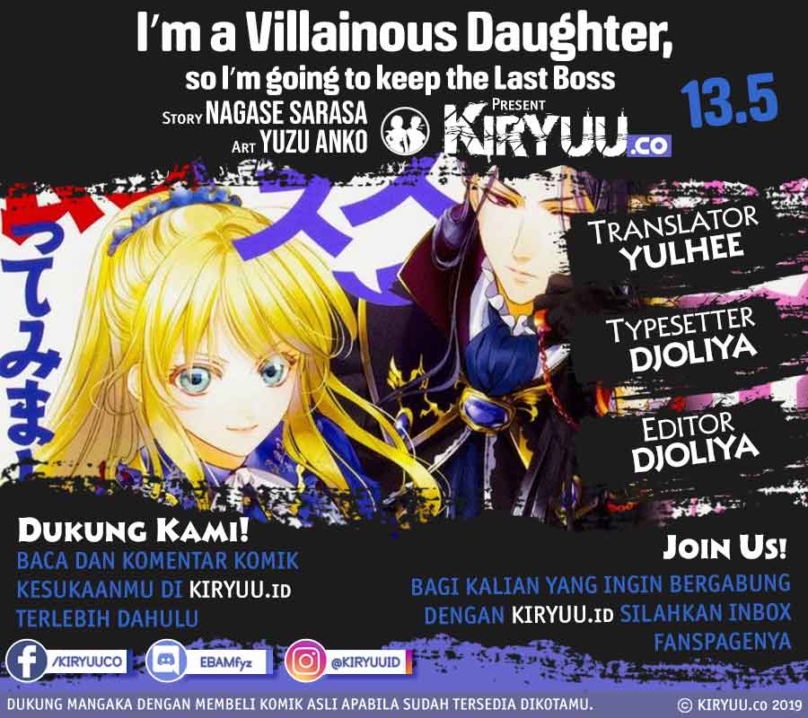 Komik I’m a Villainous Daughter so I’m going to keep the Last Boss Chapter 13.5 gambar 1