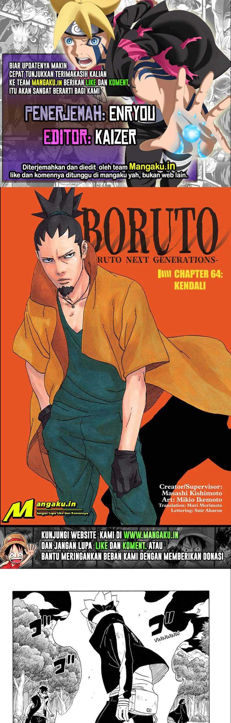 Komik Boruto Chapter 64.1 gambar 1